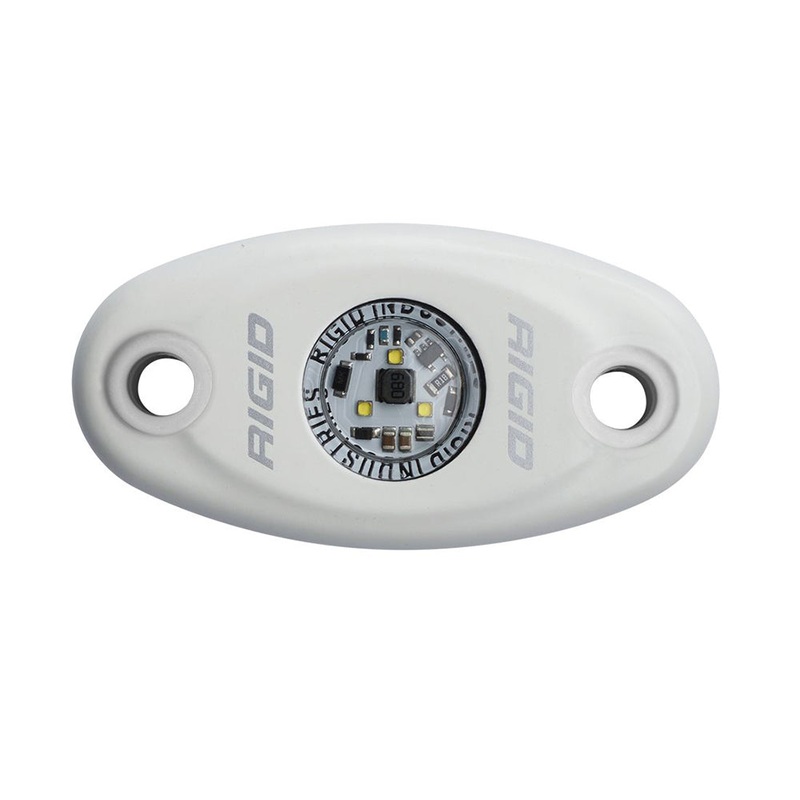 RIGID Industries A-Series High Power Single LED Light – Cool White [480213]
