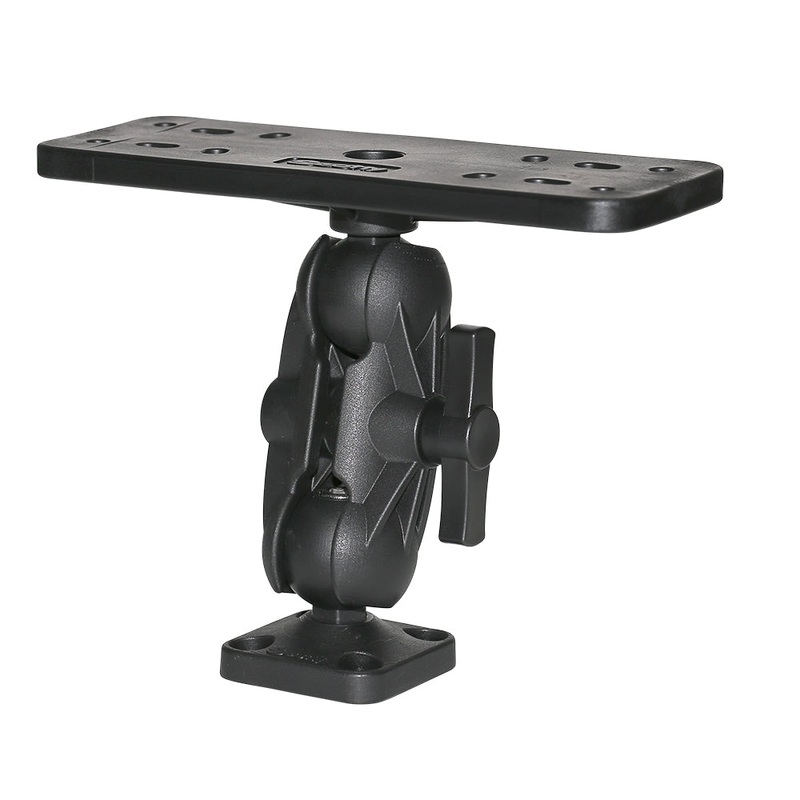 Scotty 163 1.5 Ball Mount w/Fishfinder  Universal Mounting Plate [0163]