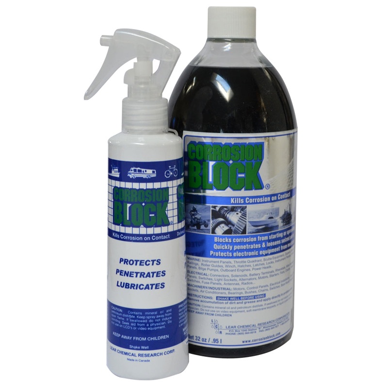 Corrosion Block 32oz Bottle w/Pump – Non-Hazmat, Non-Flammable  Non-Toxic [20032]