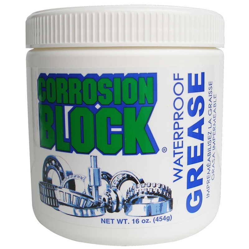 Corrosion Block High Performance Waterproof Grease – 16oz Tub – Non-Hazmat, Non-Flammable  Non-Toxic [25016]