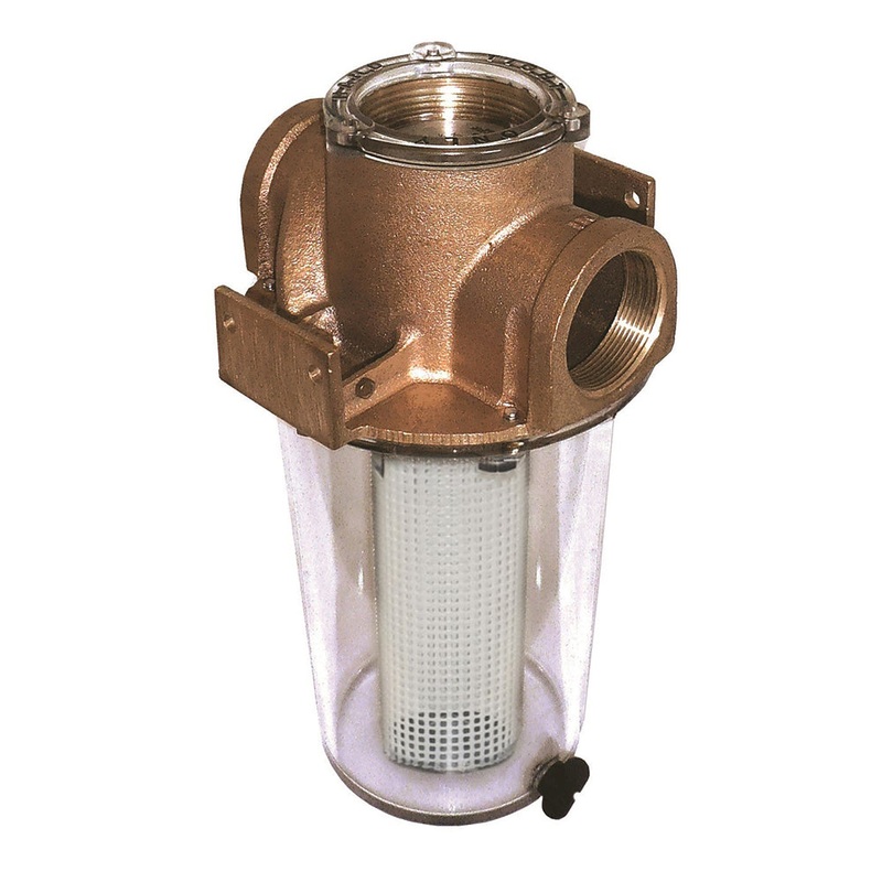 GROCO ARG-1250 Series 1-1/4 Raw Water Strainer w/Non-Metallic Plastic Basket [ARG-1250-P]