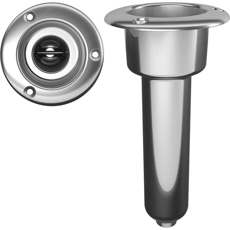 Mate Series Stainless Steel 0 Rod  Cup Holder – Drain – Round Top [C1000D]