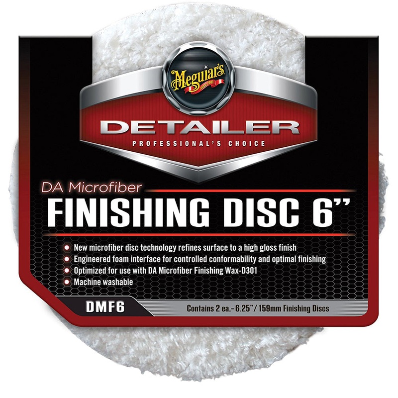 Meguiars DA Microfiber Finishing Disc – 6 – 2-Pack [DMF6]