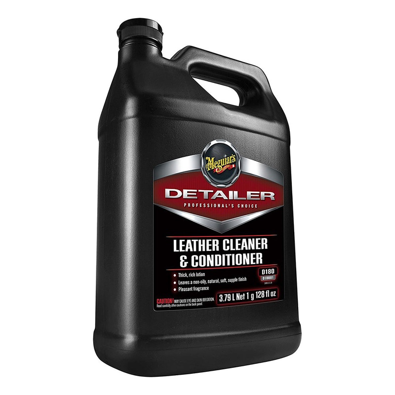 Meguiars Detailer Leather Cleaner  Conditioner – 1-Gallon [D18001]