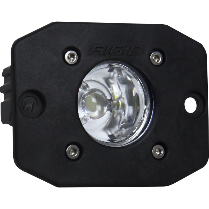 RIGID Industries Ignite Flush Mount Flood – Single – Black [20621]