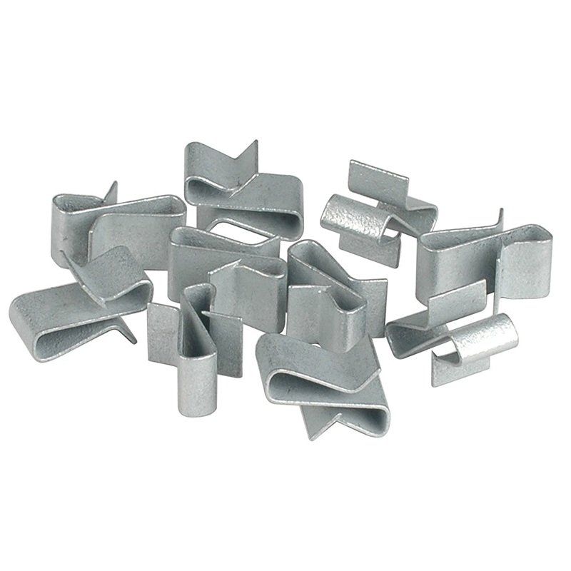 C.E. Smith Trailer Frame Clips – Zinc – 3/8 Wide – 10-Pack [16867A]