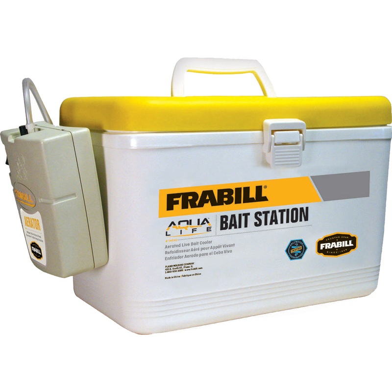 Frabill Bait Box w/Aerator – 8 Quart [14042]