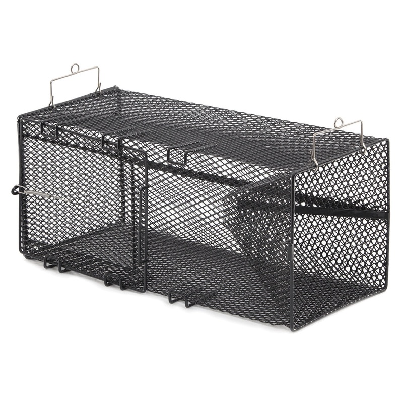 Frabill Black Pinfish Rectangular Trap – 18 x 12 x 8 [1264]