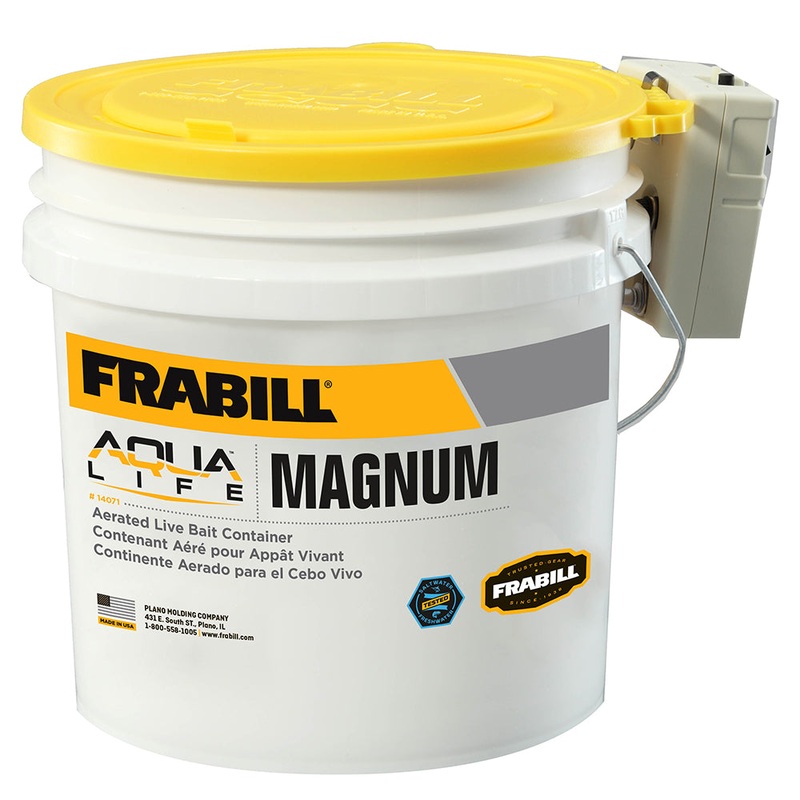 Frabill Magnum Bucket – 4.25 Gallons w/Aerator [14071]