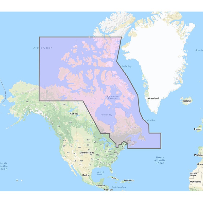 Furuno Canada North  East – Vector Charts, 3D Data  Standard Resolution Satellite Photos – Unlock Code [MM3-VNA-021]