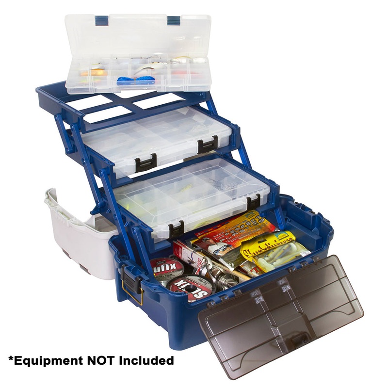Plano Hybrid Hip 3-Stowaway Tackle Box 3700 – Blue [723700]
