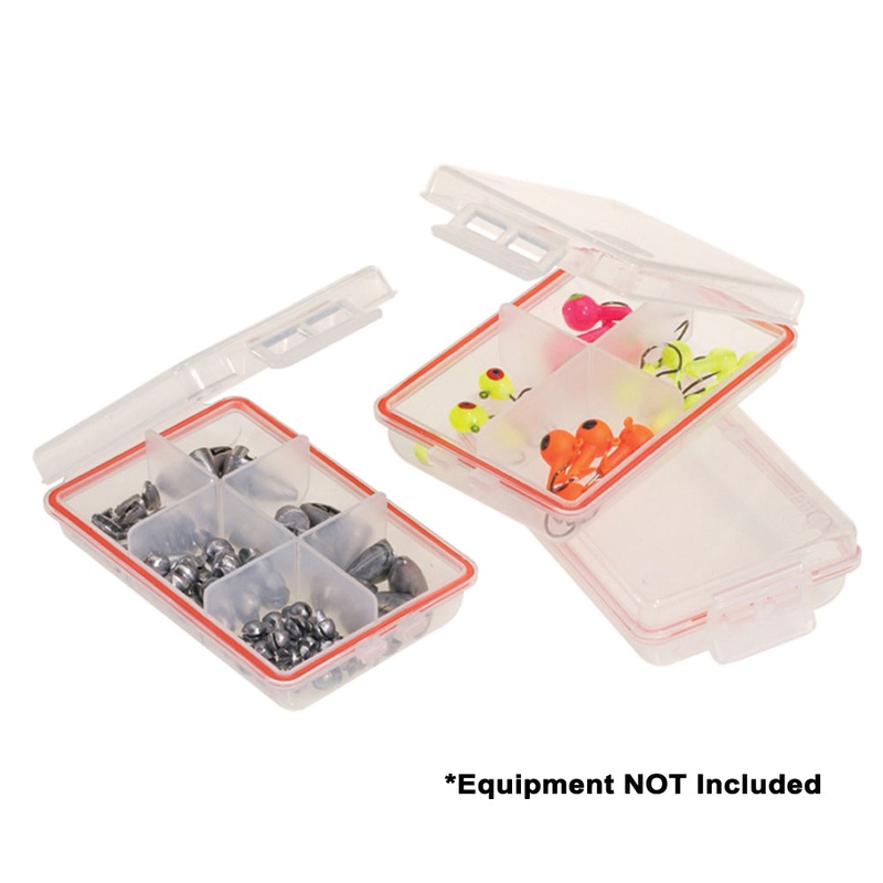 Plano Waterproof Terminal 3-Pack Tackle Boxes – Clear [106100]