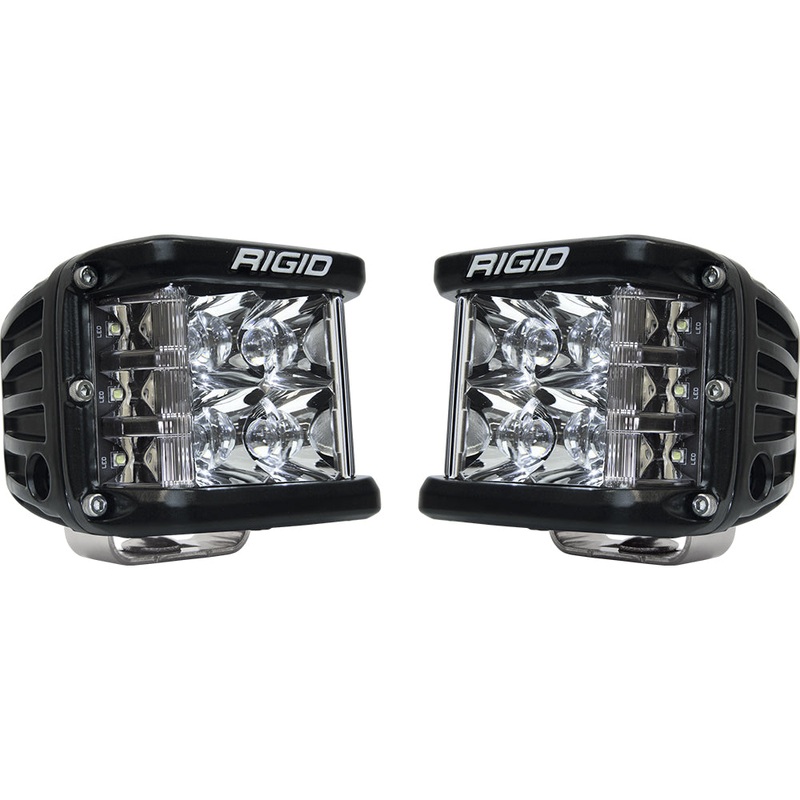 RIGID Industries D-SS Series PRO Spot Surface Mount – Pair – Black [262213]