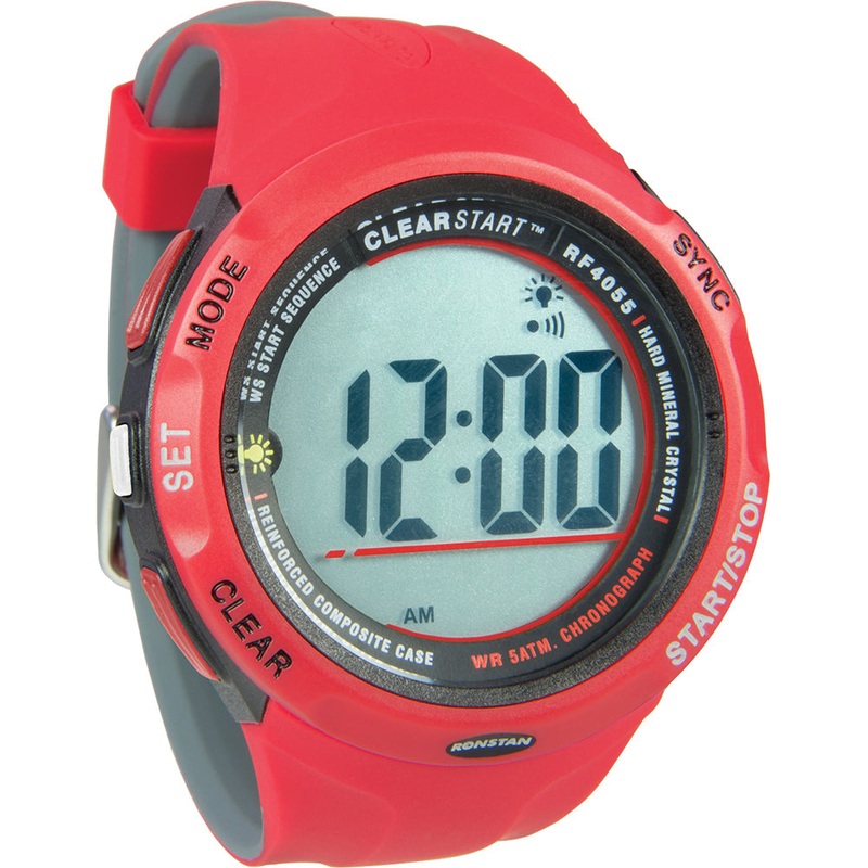Ronstan RF4055 ClearStart 50mm Sailing Watch – Red/Grey [RF4055]