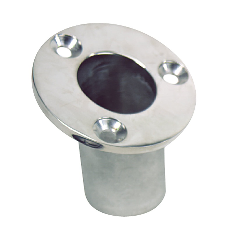 Whitecap Flush Mount Flag Pole Socket – Stainless Steel – 1-1/4 ID [6170]