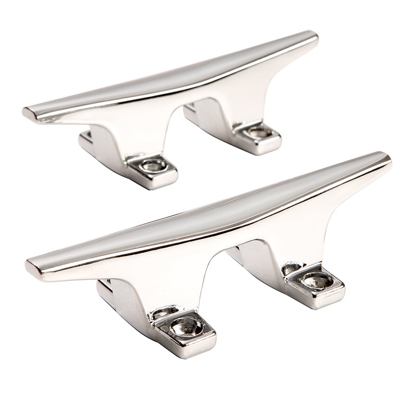 Attwood ZAMAK Chrome Plated Zinc Cleats – Pair – 4-1/2 [6244-6]