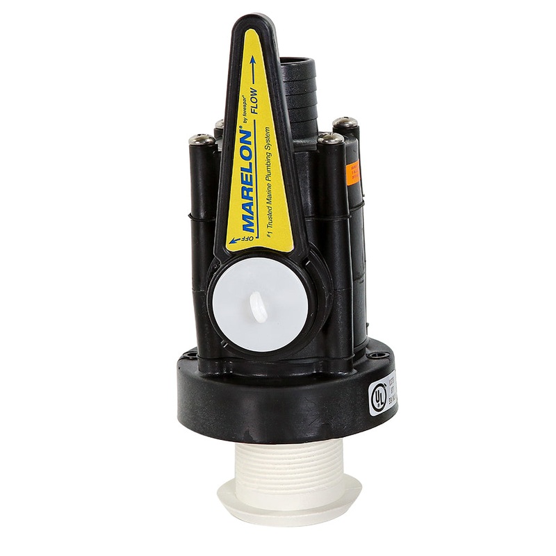 Forespar Marelon Full-Flow Seacock  3/4 Mushroom Through-Hull [904043ABYC]