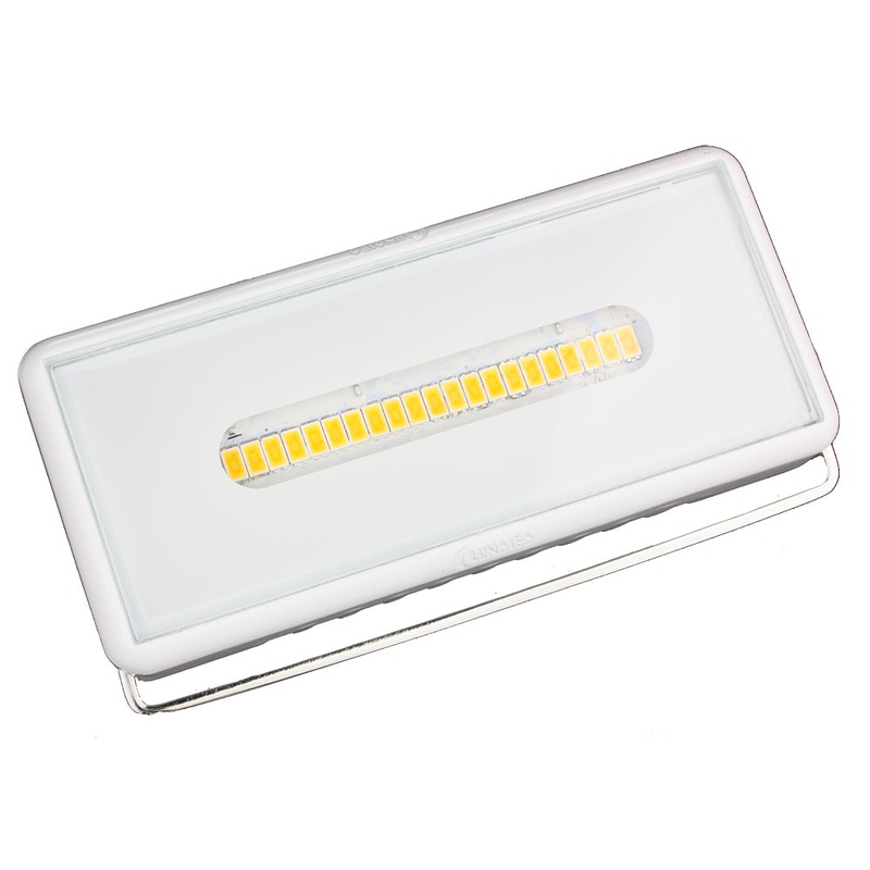 Lunasea 1600 Lumen Interior/Exterior Adjustable Area Light w/Stainless Steel Swivel Mounting Bracket – White [LLB-61WO-81-00]