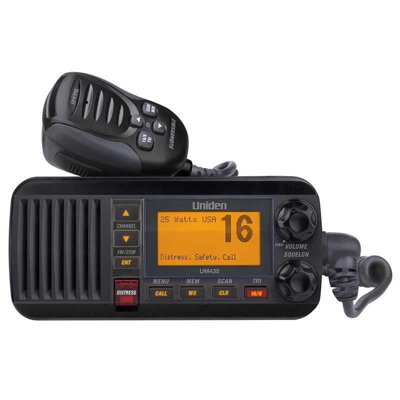 Uniden UM435 Fixed Mount VHF Radio – Black [UM435BK]