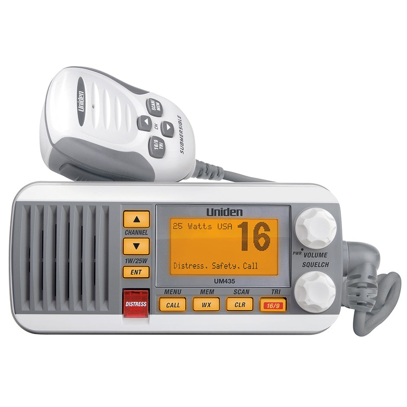 Uniden UM435 Fixed Mount VHF Radio – White [UM435]