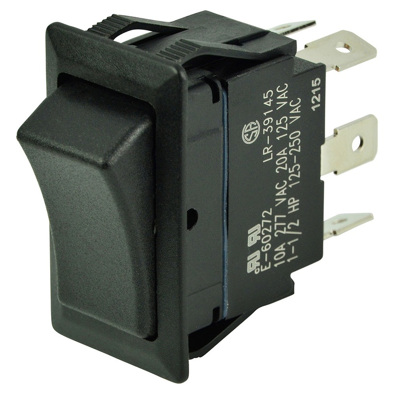 BEP DPDT Rocker Switch – 12V/24V – ON/OFF/ON [1001712]