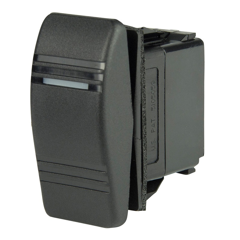 BEP SPDT Contura Switch – 1-Amber LED – (ON)/OFF/ON [1001805]