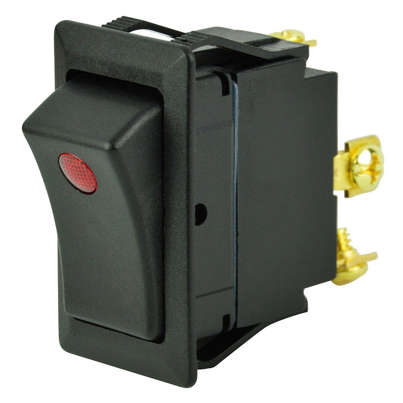 BEP SPST Rocker Switch – 1-LED – 12V – ON/OFF [1001708]