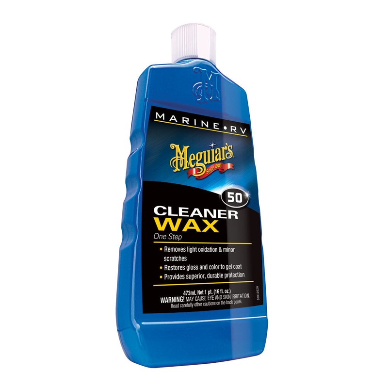 Meguiars Boat/RV Cleaner Wax – 16 oz – *Case of 6* [M5016CASE]