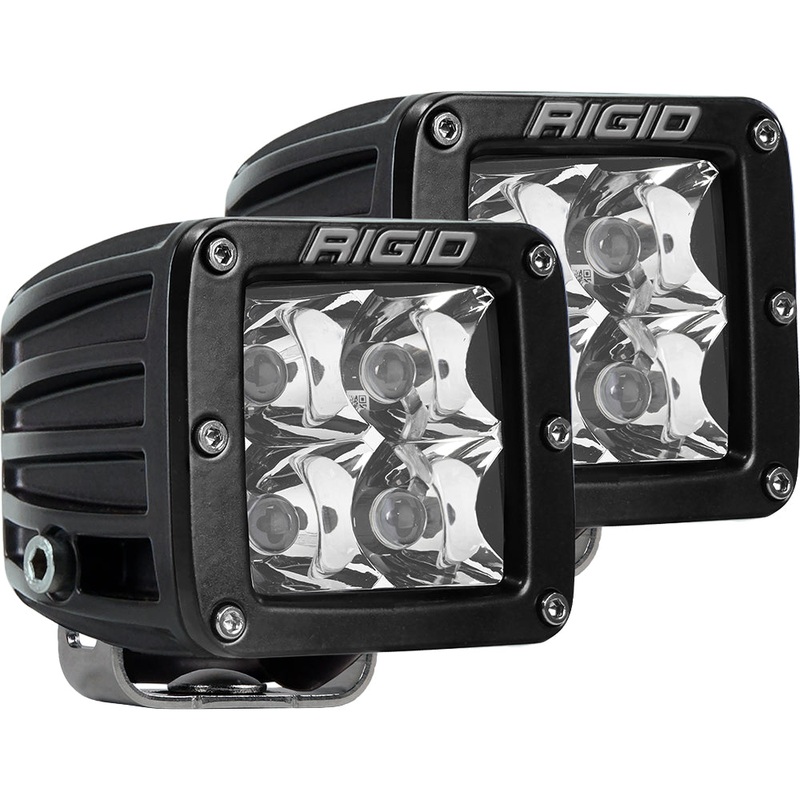 RIGID Industries D-Series PRO Hybrid-Spot LED – Pair – Black [202213]