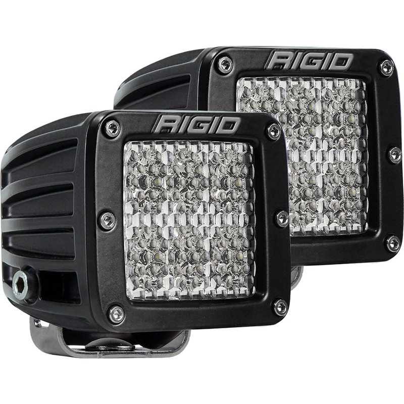 RIGID Industries D-Series PRO Specter-Diffused LED – Pair – Black [502513]