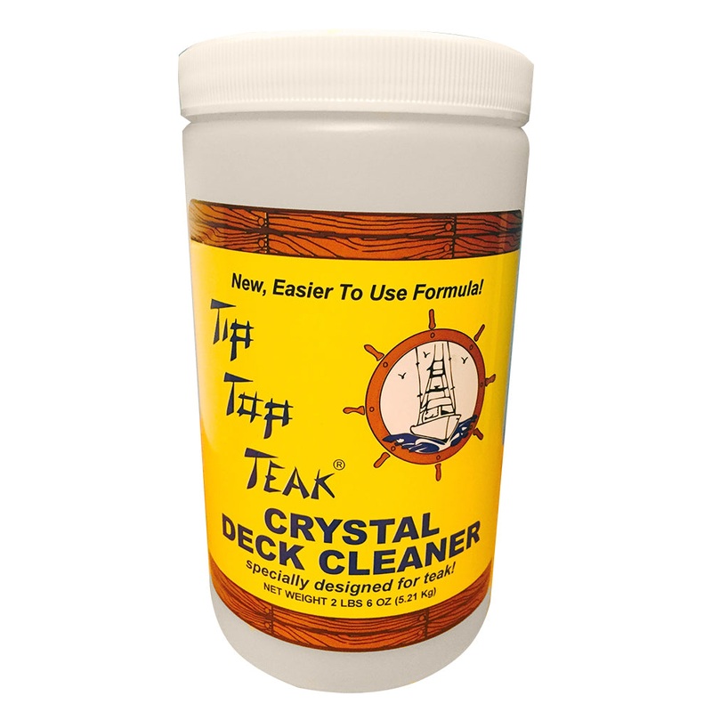 Tip Top Teak Tip Top Teak Crystal Deck Cleaner – Quart (2lbs 6oz) – *Case of 12* [TC 2000CASE]