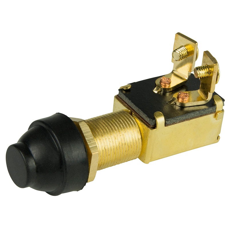 BEP 2-Position SPST Push Button Switch – OFF/(ON) [1001505]