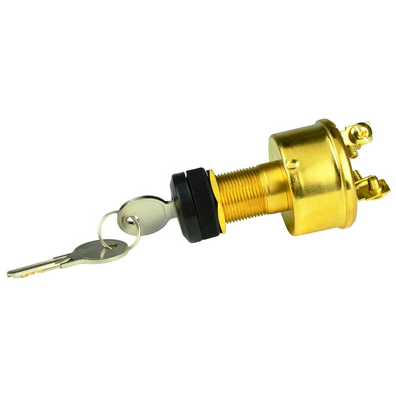 BEP 4-Position Brass Ignition Switch – Accessory/OFF/Ignition  Accessory/Start [1001609]