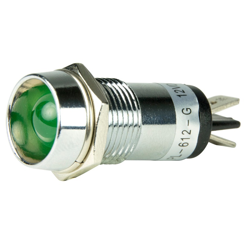 BEP LED Pilot Indicator Light – 12V – Green [1001103]