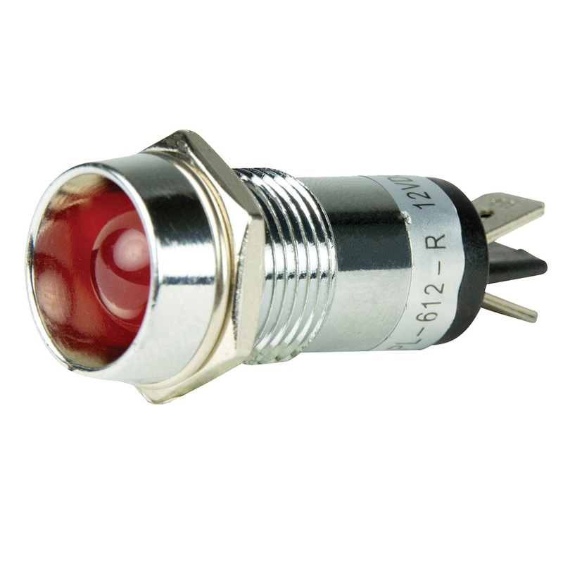 BEP LED Pilot Indicator Light – 12V – Red [1001104]
