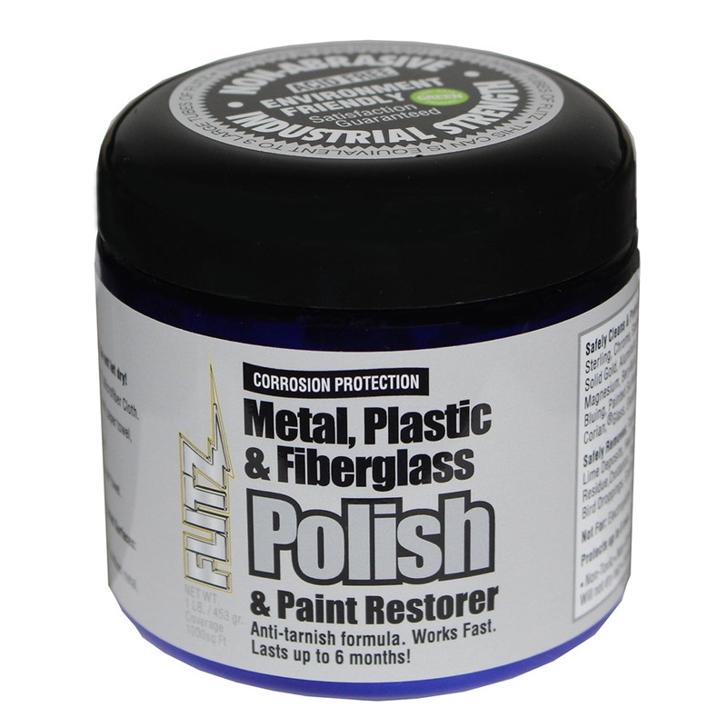 Flitz Metal, Plastic  Fiberglass Polish Paste – 1.0lb [CA 03516-6]