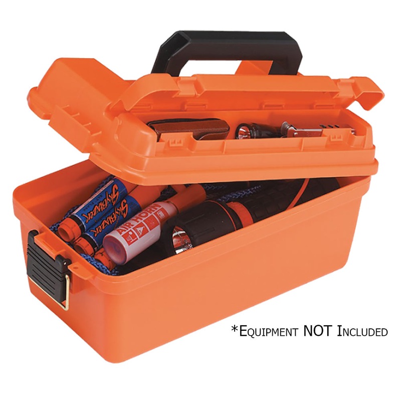 Plano Small Shallow Emergency Dry Storage Supply Box – Orange [141250]