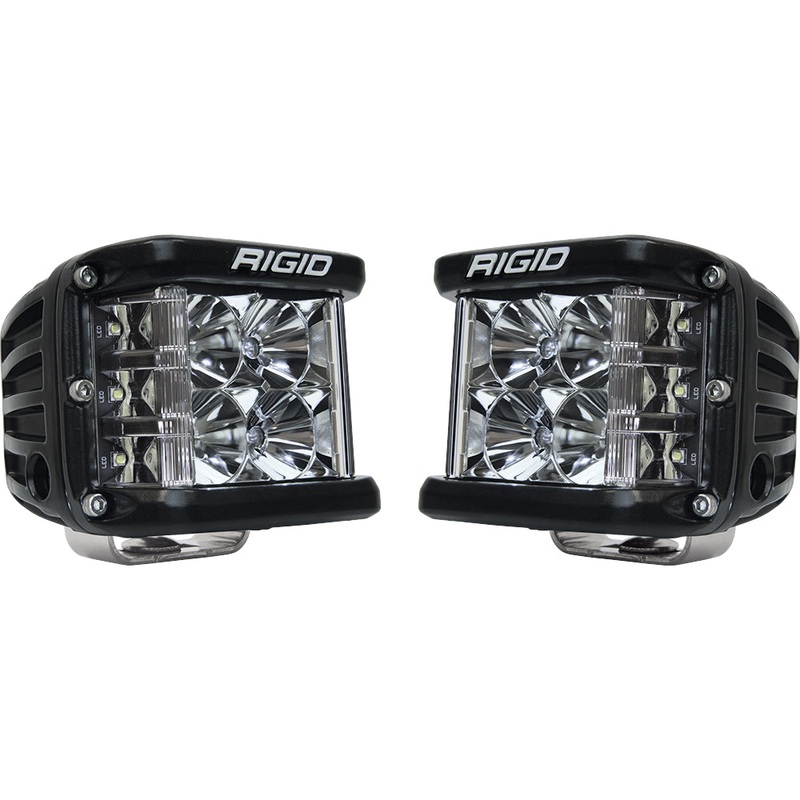 RIGID Industries D-SS Series PRO Flood LED Surface Mount – Pair – Black [262113]