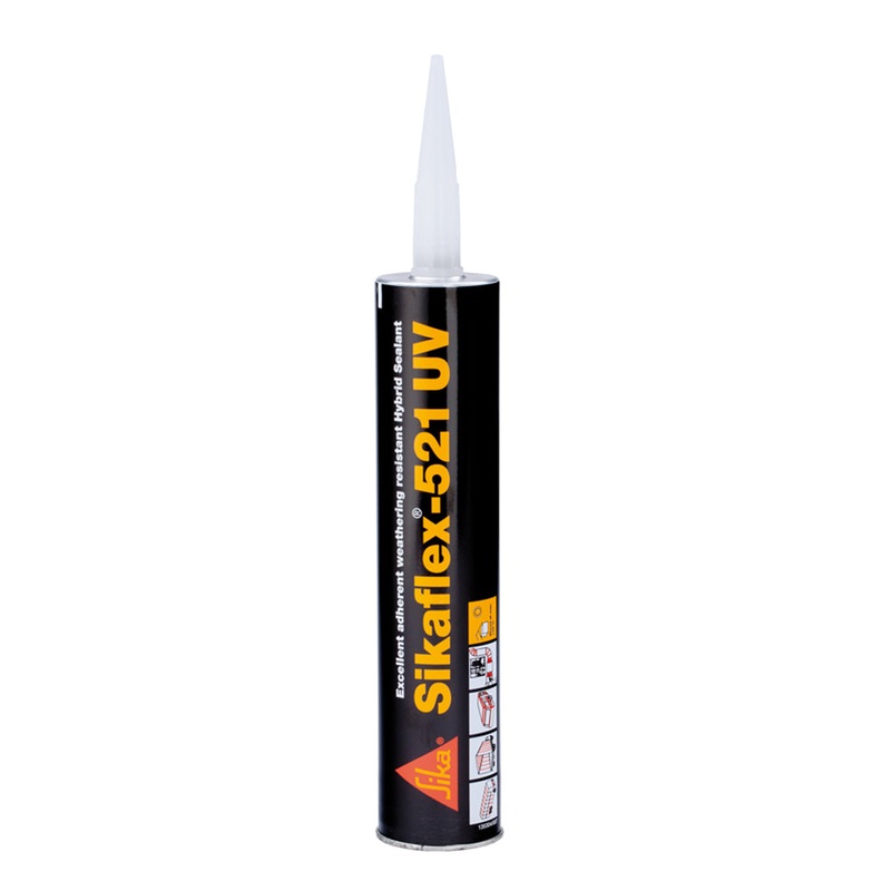 Sika Sikaflex 521UV UV Resistant LM Polyurethane Sealant – 10.3oz(300ml) Cartridge – White [106096]