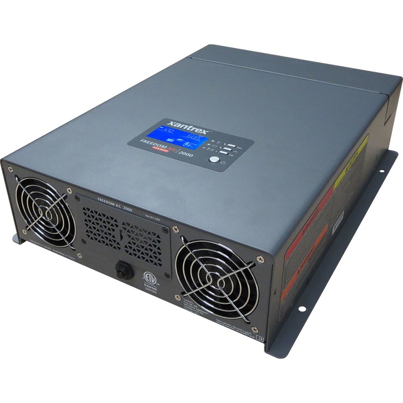 Xantrex Freedom XC 2000 True Sine Wave Inverter/Charger – 12VDC – 120VAC – 2000W/80A [817-2080]
