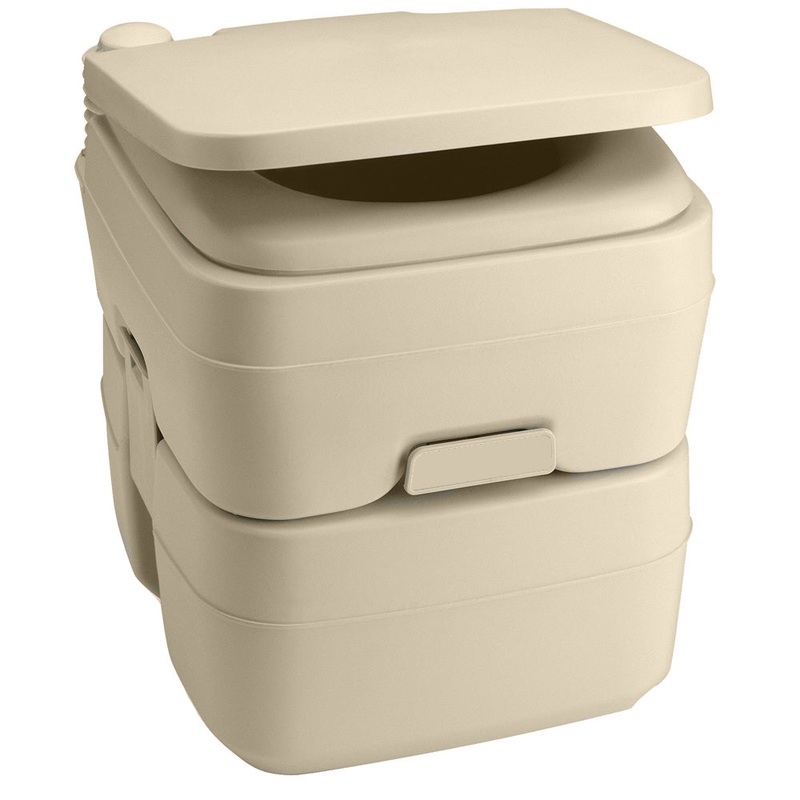 Dometic 965 MSD Portable Toilet w/Mounting Brackets – 5 Gallon – Parchment [311196502]