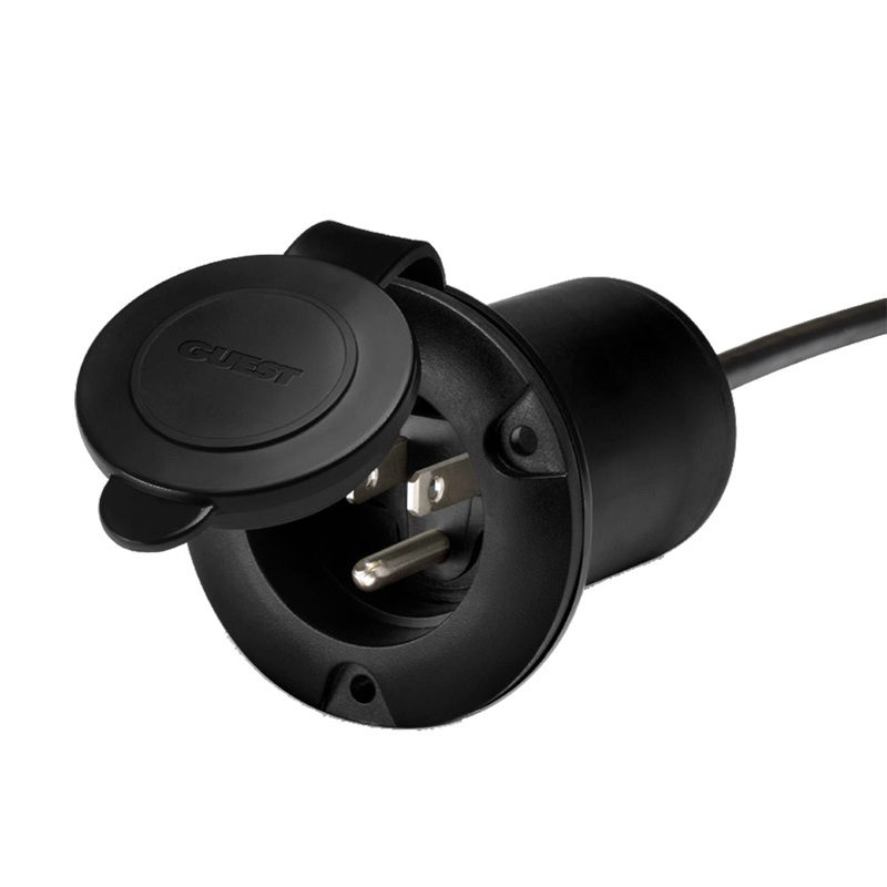 Guest AC Universal Plug Holder – Black [150PHB]