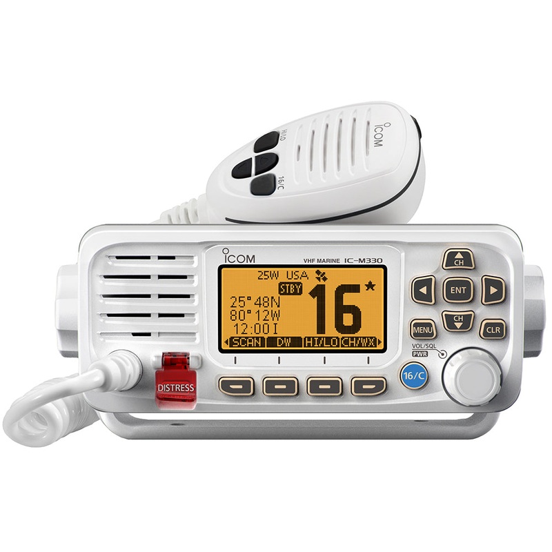Icom M330 VHF Radio Compact w/GPS – White [M330 81]