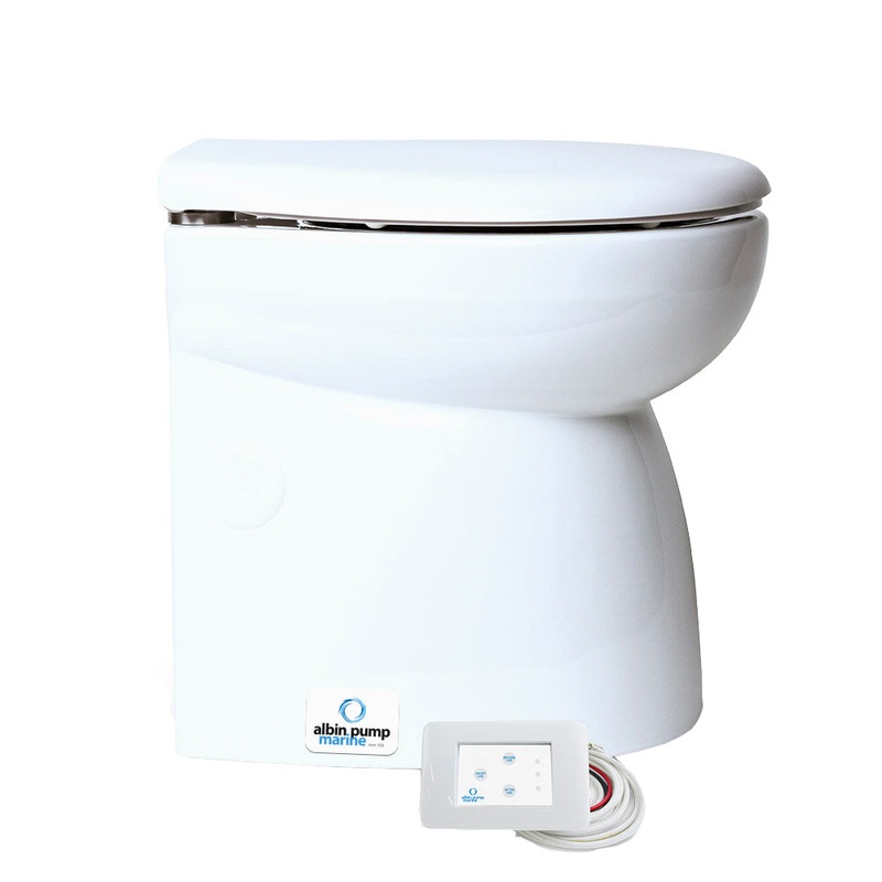 Albin Group Marine Toilet Silent Premium – 12V [07-04-014]
