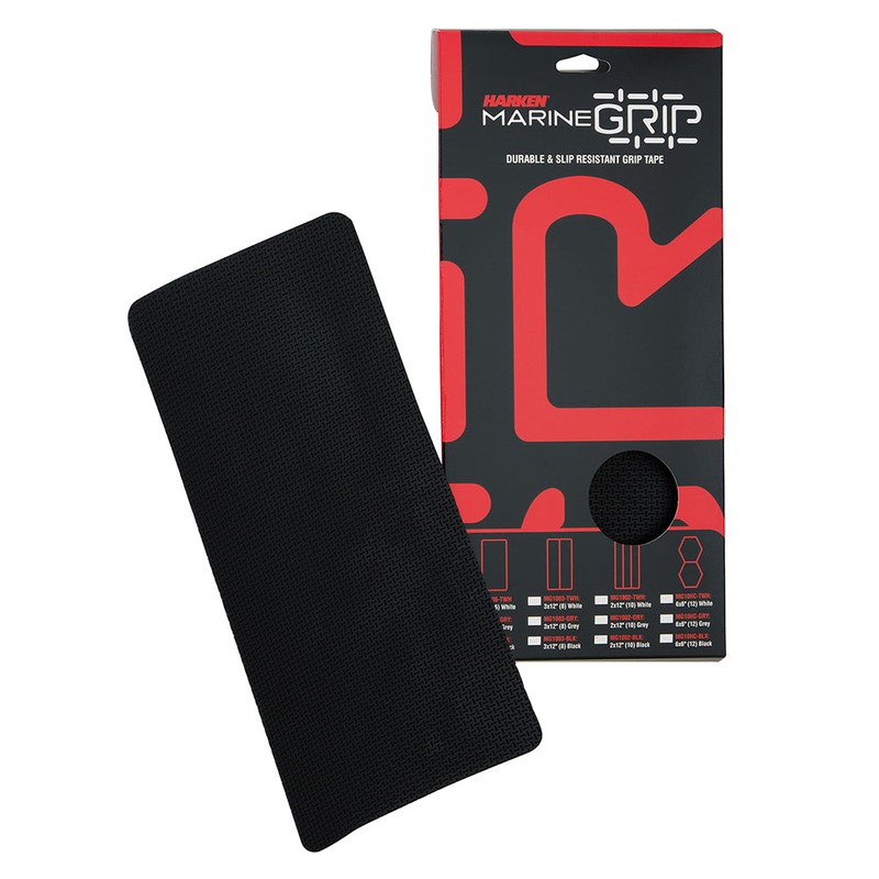 Harken Marine Grip Tape – 6 x 12 – Black – 6 Pieces [MG1006-BLK]