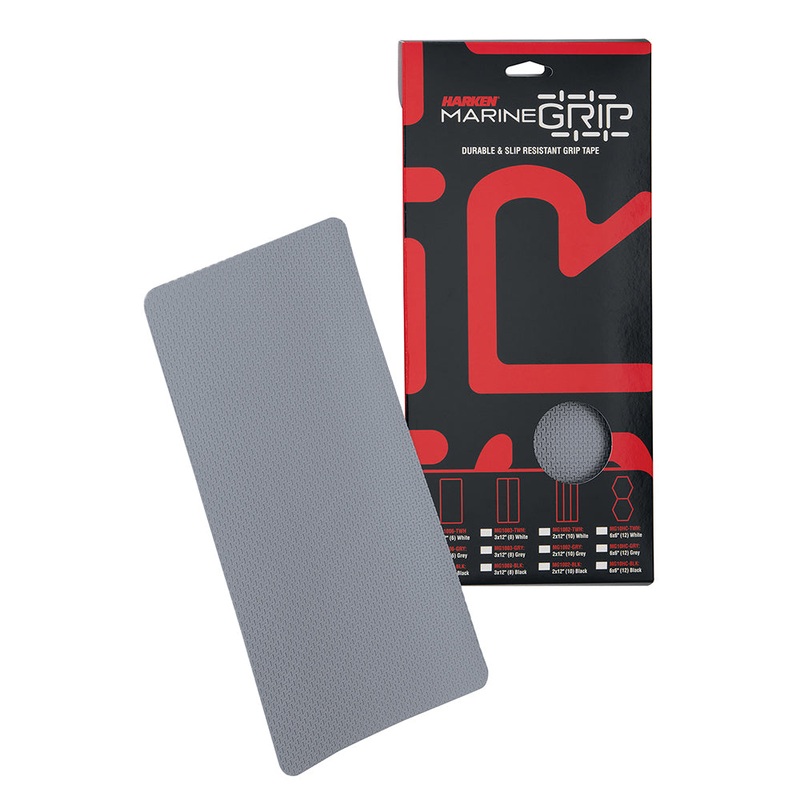 Harken Marine Grip Tape – 6 x 12 – Grey – 6 Pieces [MG1006-GRY]