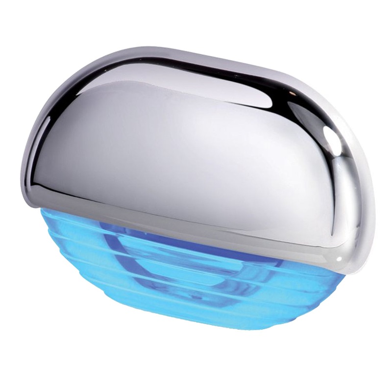 Hella Marine Easy Fit Step Lamp – Blue Chrome Cap [958126101]