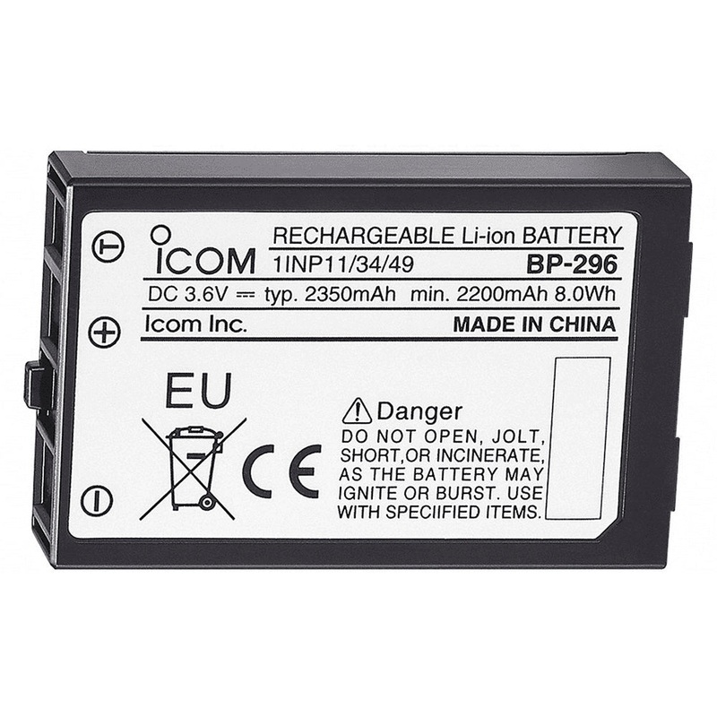 Icom BP-296 Li-Ion Battery – 3.6V – 2350mAh f/M37 [BP296]
