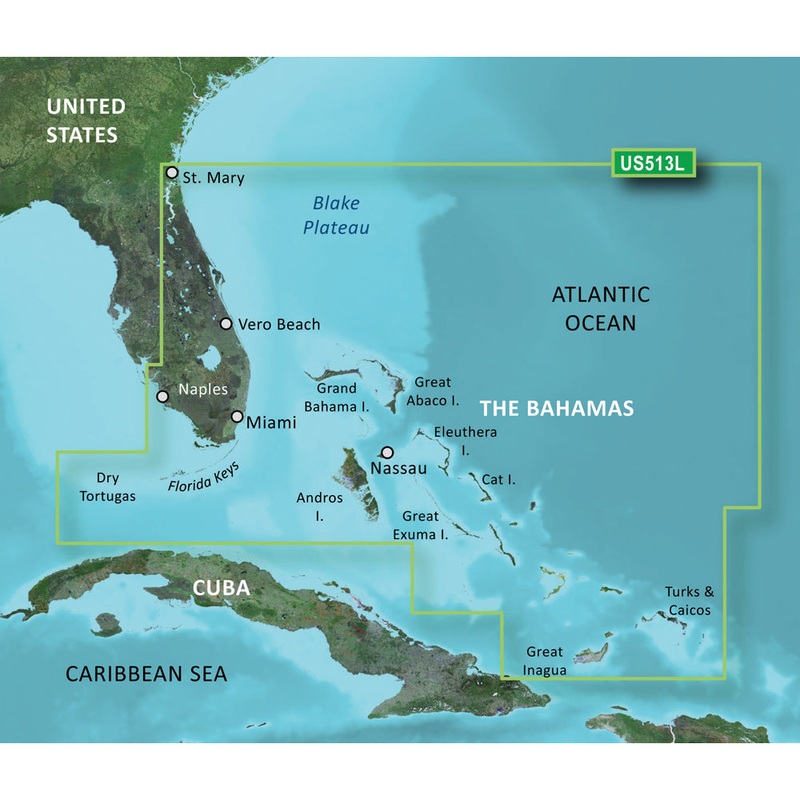 Garmin BlueChart g3 Vision HD – VUS513L – Jacksonville – Bahamas – microSD/SD [010-C0742-00]