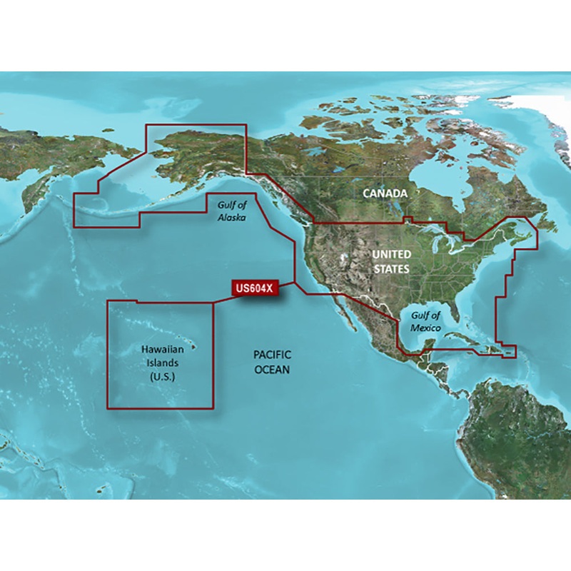 Garmin BlueChart g3 HD – HXUS604x – US All  Canadian West – microSD/SD [010-C1018-20]